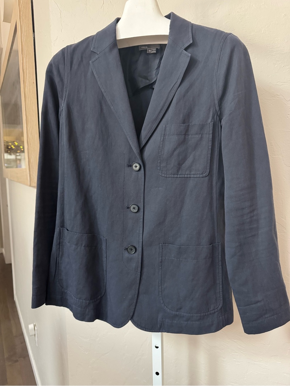 Vince | Blazer | Dusty Navy | Unlined | 10